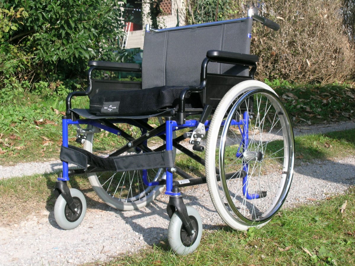 wheelchair outside